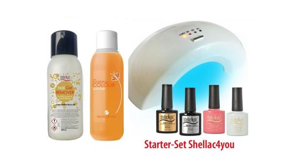 Großes Shellac4you Starter-Set Cleaner und Remover